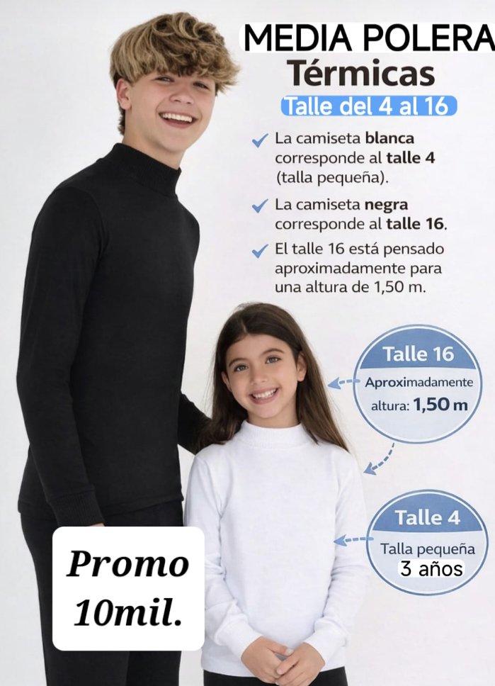 Poleras termicas